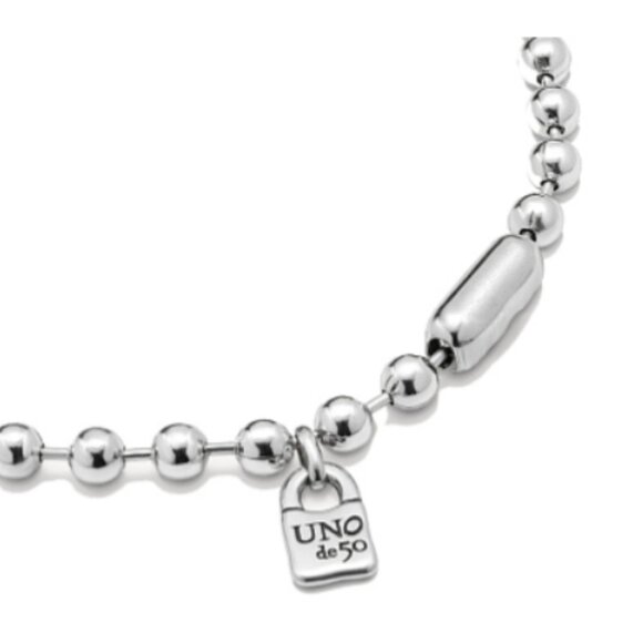 UNO de 50 Necklace ● SNOWFLAKE ● Silver ● Unisex - Picture 4 of 4